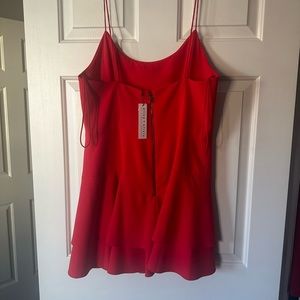 Alice and Olivia red mini-dress